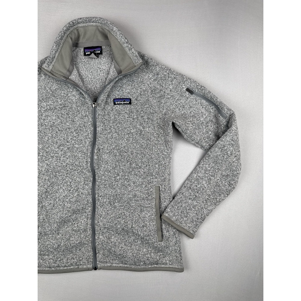 Patagonia Better Sweater Fleece Jacket Gray Full Zip Women's Small - Picture 3 of 11